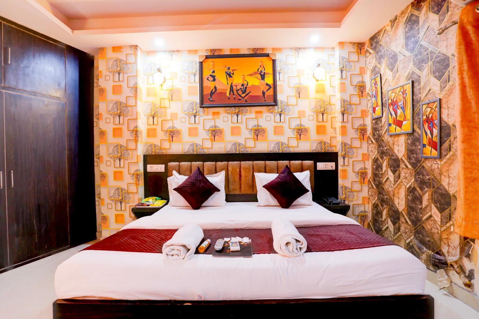 Global Stay Near Delhi Airport Нью-Дели Экстерьер фото