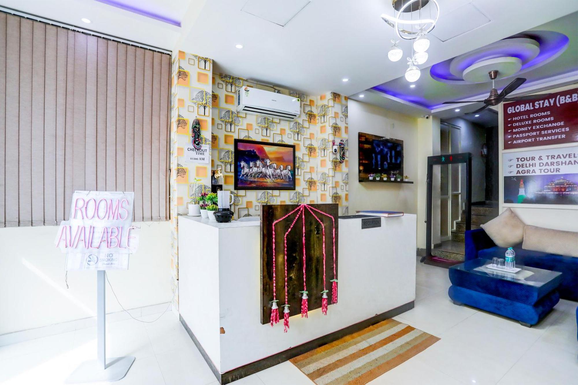 Global Stay Near Delhi Airport Нью-Дели Экстерьер фото